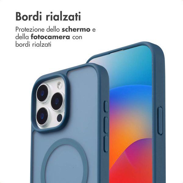 imoshion Cover posteriore Color Guard con MagSafe Apple iPhone 15 Pro Max - Blu scuro