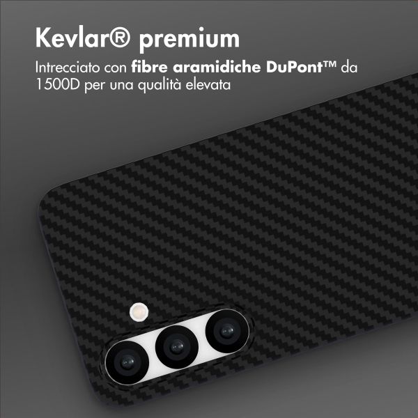 Accezz Cover MagSafe Kevlar® Samsung Galaxy S24 Plus - Nero