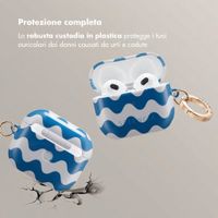 Selencia Cover Vivid  Apple Airpods 3 - Wave Vibes Classic Blue