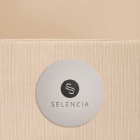 Selencia Cover per laptop in velluto a coste 13-14 pollici - Laptopsleeve - Beige