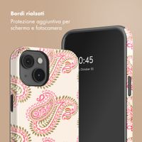 Selencia Cover posteriore Vivid con MagSafe Apple iPhone 14 - Paisley Blush