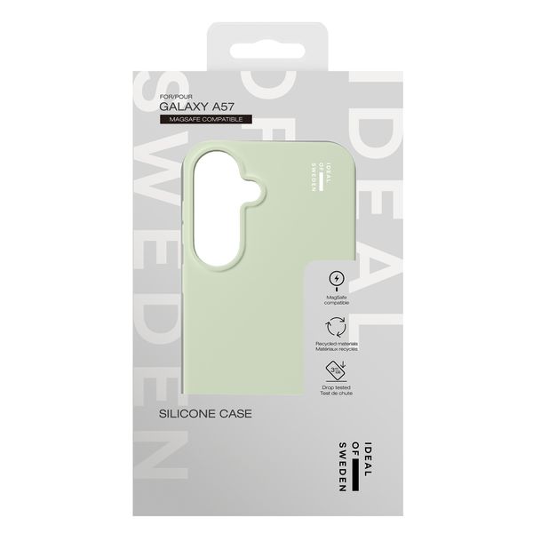 iDeal of Sweden Cover in silicone con MagSafe Samsung Galaxy A57 (5G) - Sage Green