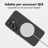 imoshion Cover posteriore Color con Thin MagSafe Ring Samsung Galaxy S26 - Nero