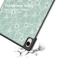 imoshion Cover Trifold Design Samsung Galaxy Tab S11 - Botanica