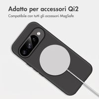 imoshion Cover posteriore Color con Thin MagSafe Ring Google Pixel 9 / 9 Pro - Nero