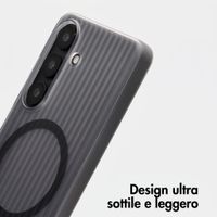 Accezz Cover Lite con MagSafe | Fluted | Samsung Galaxy S25 - Grigio