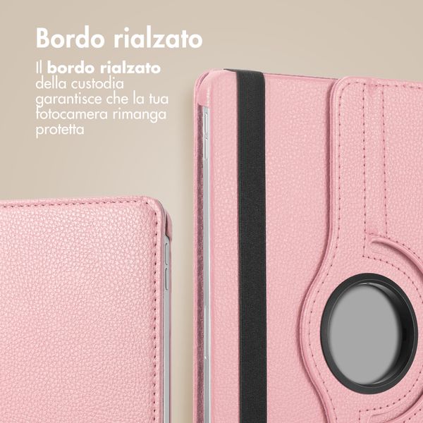 imoshion Cover Girevole a 360° Samsung Galaxy Tab A11 Plus - Rosa