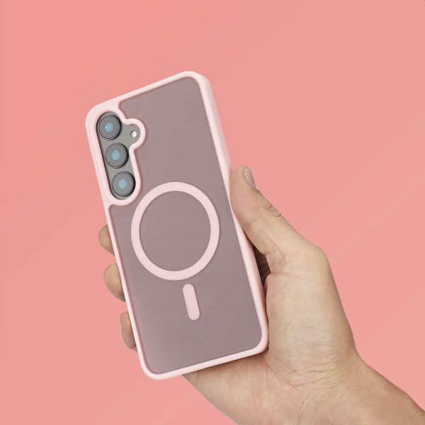 imoshion Cover posteriore Color Guard con MagSafe Samsung Galaxy S24 Plus - Rosa chiaro