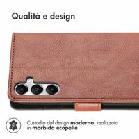 imoshion Cover a libro di Lusso Samsung Galaxy A16 - Marrone