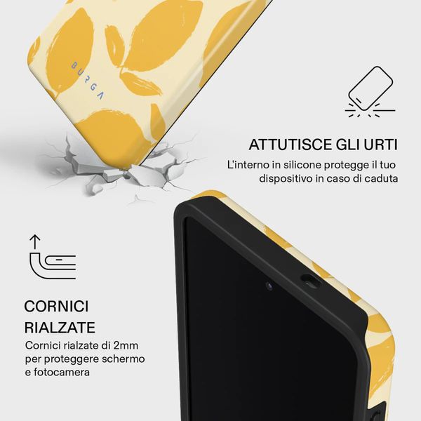 Burga Cover Posteriore Resistente con MagSafe Samsung Galaxy S26 Plus - Lemon Tart