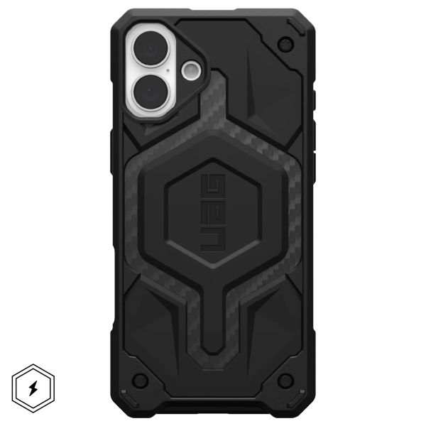 UAG Cover Posteriore Monarch Pro Apple iPhone 16 Plus - Carbon Fiber