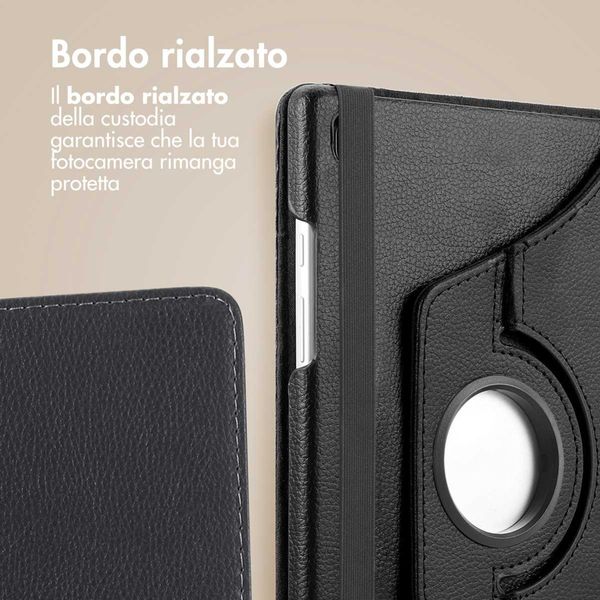imoshion Cover Girevole a 360° Samsung Galaxy Tab A9 8.7 pollici - Nero