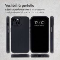 Accezz Cover Posteriore Resistente con MagSafe Apple iPhone 14 - Nero