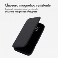 imoshion Bookcase trasparente con MagSafe Apple iPhone 18 Pro / 17 Pro - Nero