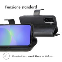 imoshion Cover a libro di Lusso Samsung Galaxy A37 (5G) - Nero