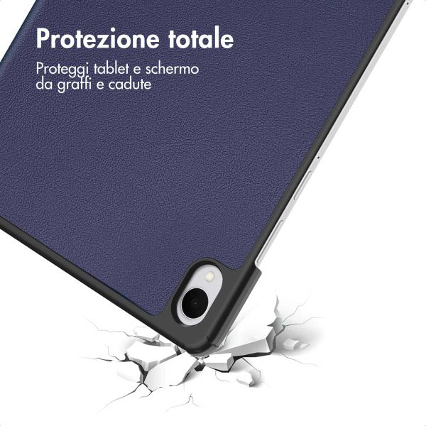 imoshion Cover a libro Trifold Samsung Galaxy Tab S11 - Blu scuro