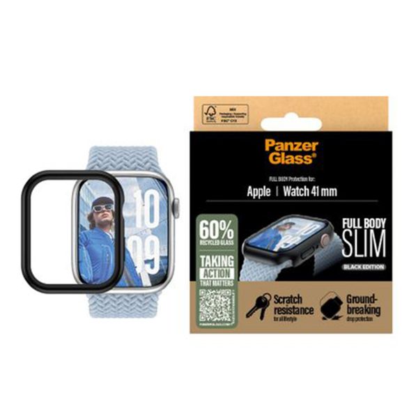 PanzerGlass Cover full body slim Apple Watch 7 / 8 / 9 - 41 mm - Nero