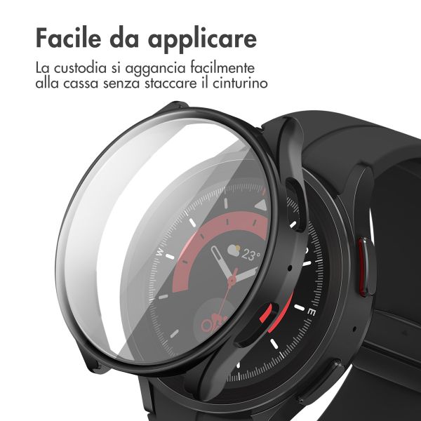 imoshion Cover rigida integrale Samsung Galaxy Watch 5 - 40 mm - Nero