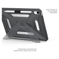 UAG Custodia posteriore Scout Plus con supporto Apple iPad 11 (2025) 11 pollici A16 / iPad 10 (2022) 10.9 pollici - Ash