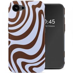 Selencia Cover posteriore Vivid con MagSafe Apple iPhone 17e / 16e - Dream Swirl Chocolate