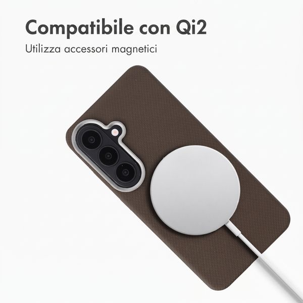Accezz Cover Mesh con MagSafe Samsung Galaxy S26 - Marrone