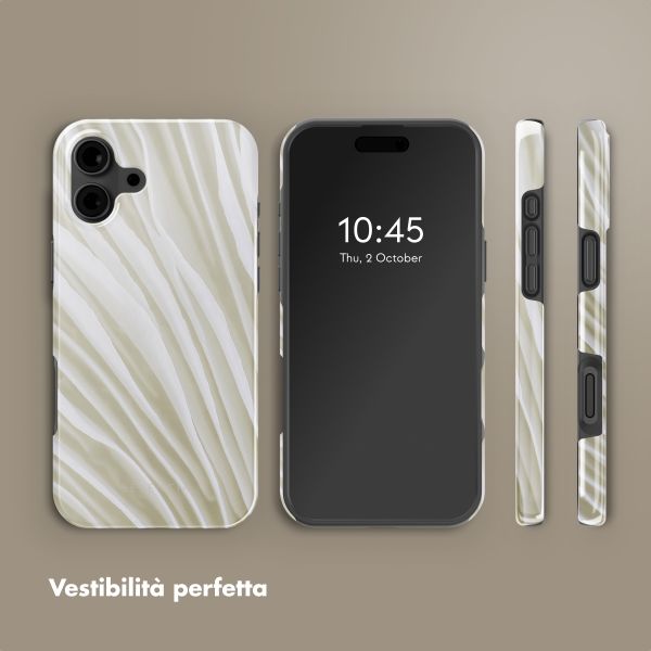 Selencia Cover posteriore Vivid con MagSafe Apple iPhone 16 - Nature Light Brown