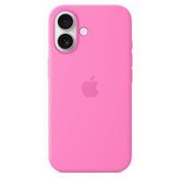 Apple Cover Posteriore in Silicone con MagSafe Apple iPhone 16 - Peony Pink