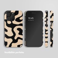 Selencia Cover Posteriore Vivid Apple iPhone 16 Pro - Art Wave Black