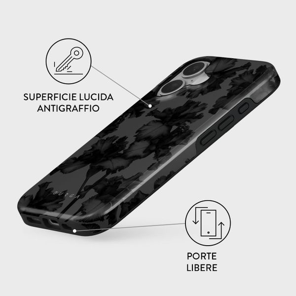 Burga Cover Posteriore Resistente con MagSafe Apple iPhone 16 - Nocturnal
