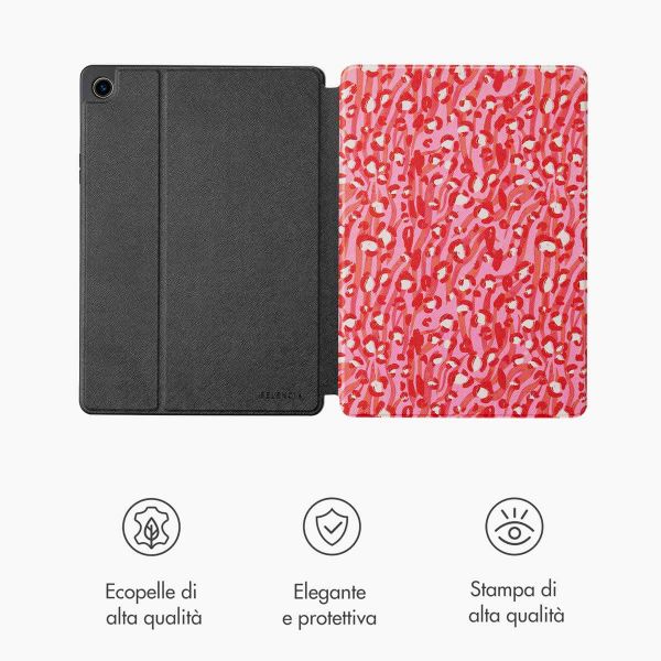 Selencia Cover per tablet Vivid Samsung Galaxy Tab A9 Plus - Wild Spots Lipstick