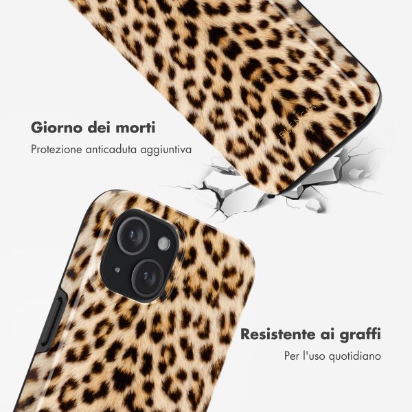 Selencia Cover posteriore Vivid con MagSafe Apple iPhone 15 - Wild Leo