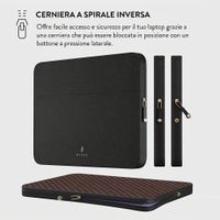 Burga Custodia per laptop 13 pollici - Laptopsleeve - Sorry Busy