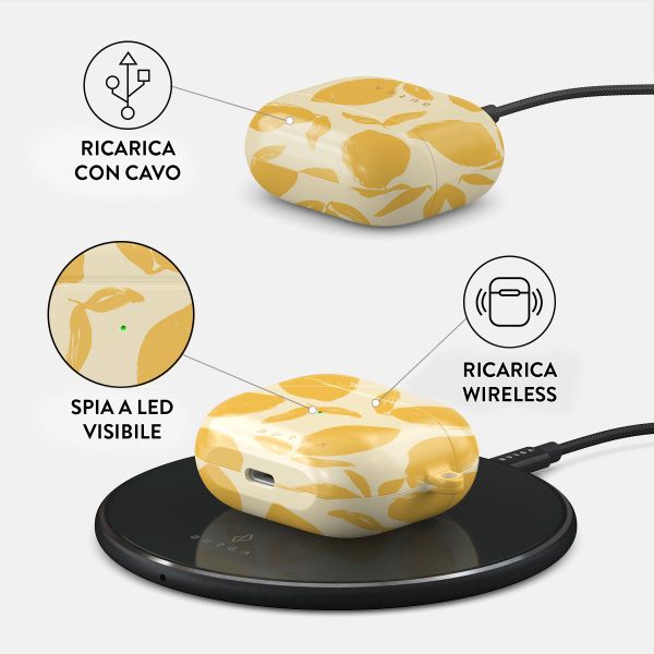 Burga Custodia rigida Apple AirPods 3 - Lemon Tart