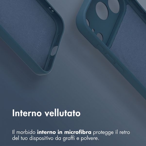 imoshion Cover Posteriore Colorata con MagSafe Apple iPhone 18 Pro / 17 Pro - Blu scuro