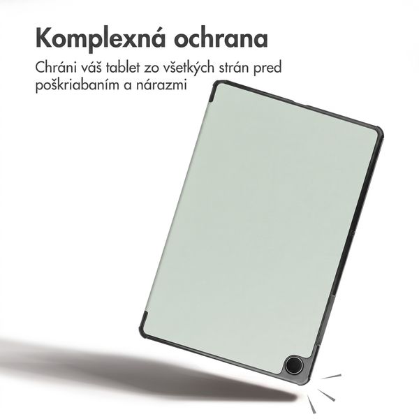 imoshion Cover a libro Trifold Samsung Galaxy Tab A11 Plus - Verde chiaro