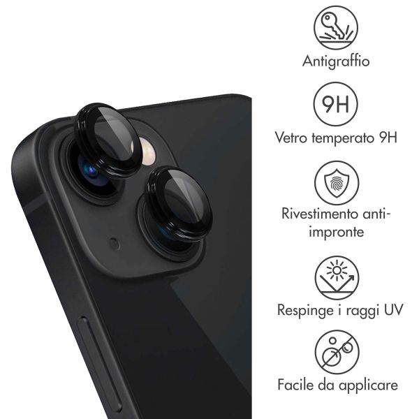 imoshion 2 Pack protezione lente fotocamera Apple iPhone 13 - Nero