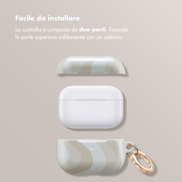 Selencia Cover Vivid  Apple Airpods Pro - Desert Waves Beige