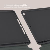 Selencia Cover per tablet Vivid Apple iPad 9 (2021) 10.2 pollici / iPad 8 (2020) 10.2 pollici / iPad 7 (2019) 10.2 pollici - Art Wave Black