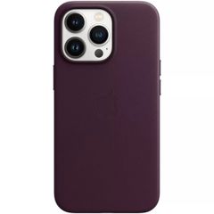 Apple Cover in Pelle MagSafe iPhone 13 Pro - Dark Cherry