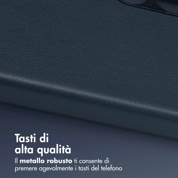 Accezz Cover in Pelle con MagSafe Samsung Galaxy S24 Plus - Nightfall Blue