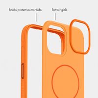 imoshion Cover posteriore Color con Thin MagSafe Ring Apple iPhone 15 - Arancio