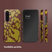 Selencia Cover posteriore Vivid con MagSafe Samsung Galaxy S25 - Moo'd Olive Dust