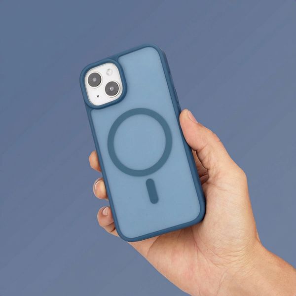 imoshion Cover posteriore Color Guard con MagSafe Apple iPhone 14 / 13 - Blu scuro