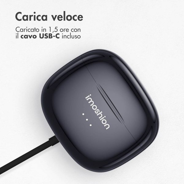 imoshion Aura Earbuds - Auricolari wireless - Auricolari Bluetooth wireless - Nero