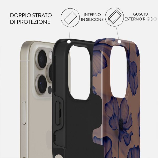 Burga Cover Posteriore Resistente Apple iPhone 16 Pro Max - Velvet Night