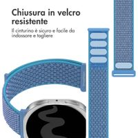 imoshion Cinturino in nylon Samsung Galaxy Watch 8 (40/44mm) / Classic (46mm) - Marine Blue