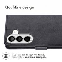 imoshion Cover a libro di Lusso Samsung Galaxy A27 (5G) - Nero