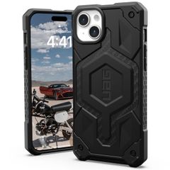 UAG Cover Posteriore Monarch Pro Apple iPhone 15 Plus - Carbon Fiber