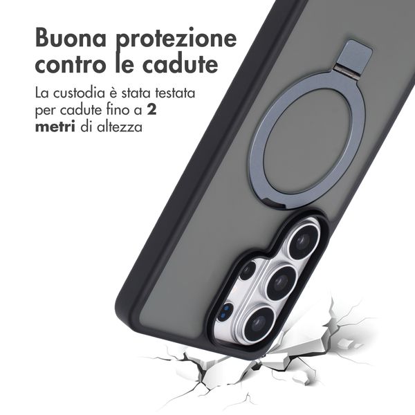 Accezz Cover con anello e supporto con MagSafe Samsung Galaxy S26 Ultra - Nero