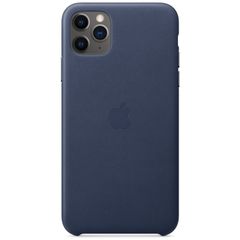 Apple Cover in Pelle iPhone 11 Pro Max - Midnight Blue